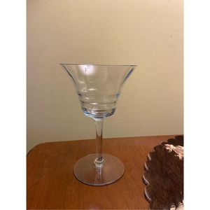 11 Blue tiered vintage cocktail glasses set of 11 A26